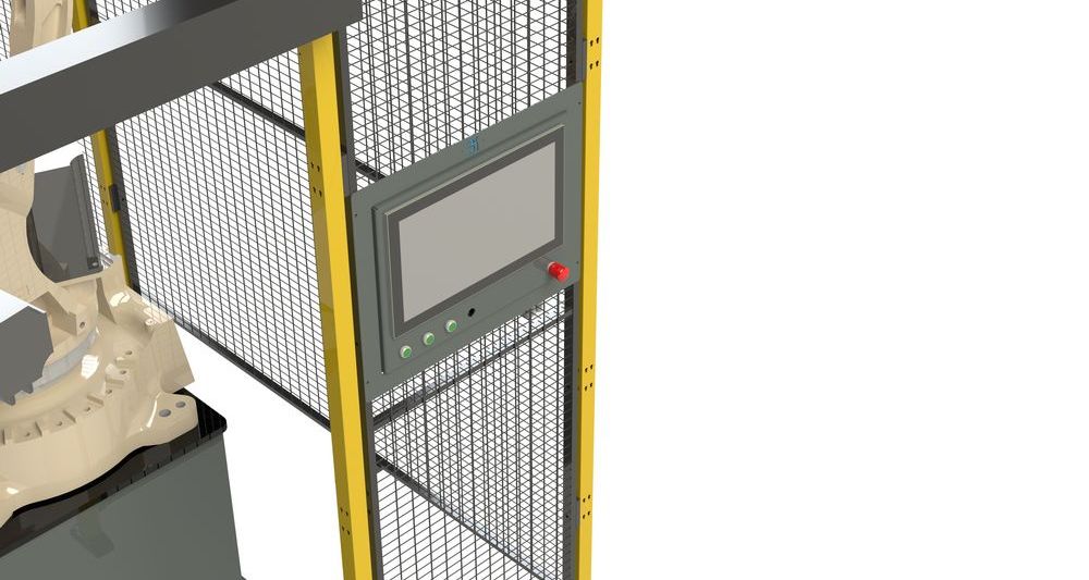 HMI Paneel in het Hekwerk